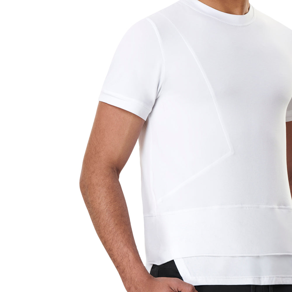A-Symmetry White Mens T-Shirt