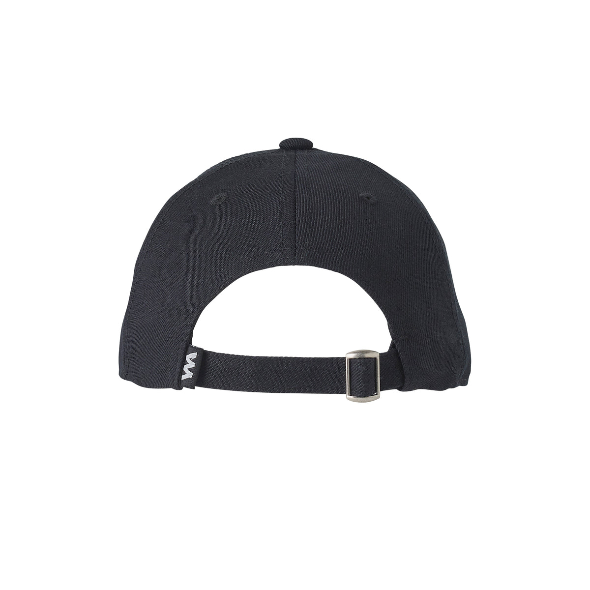 back of mens baseball cap with adjustable buckle 