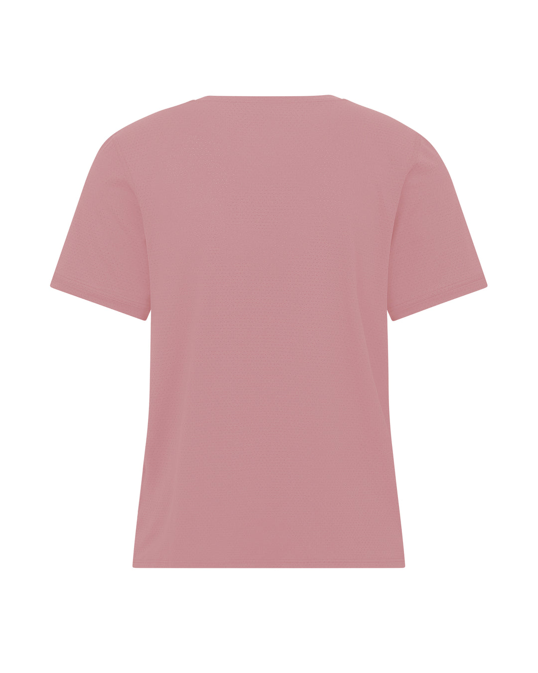 Mauve t-shirt.