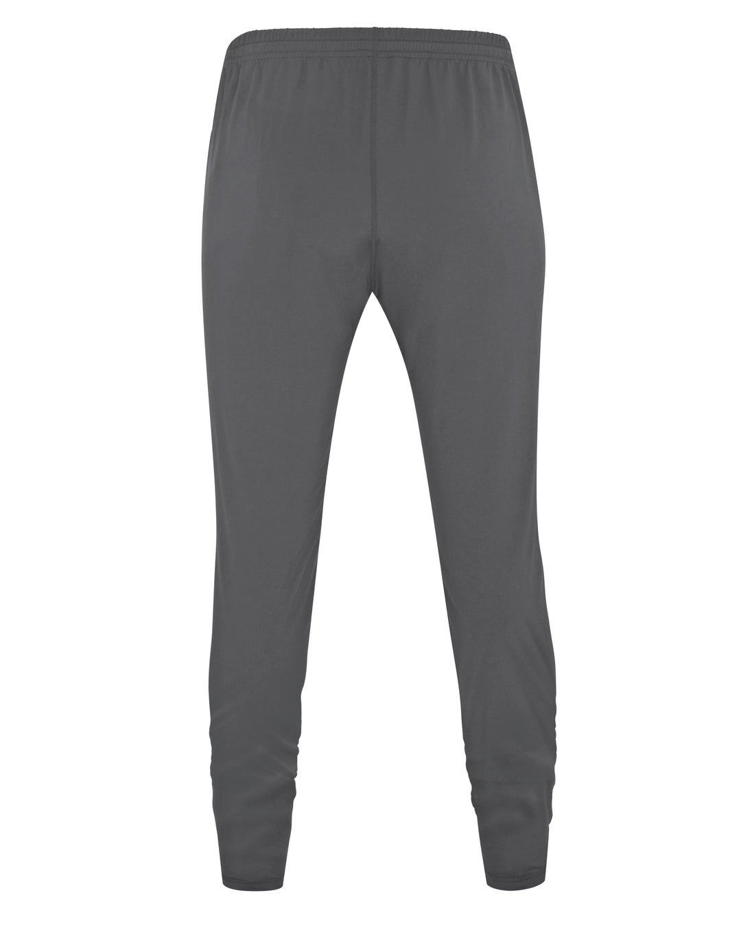 Gray athletic pants.