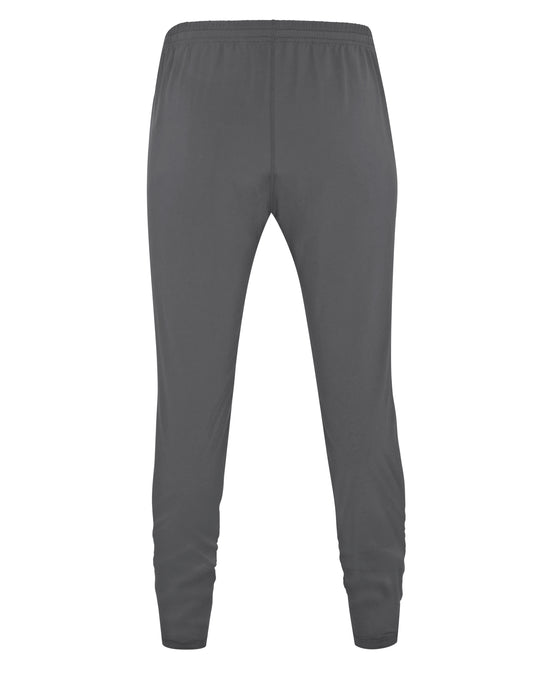 Gray athletic pants.