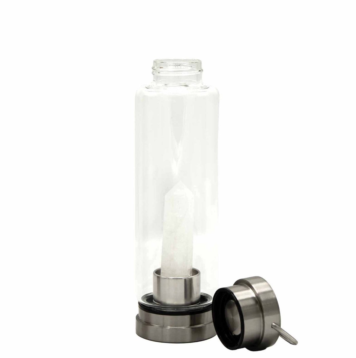 Crystal Infusion Water Bottle - Clear Quartz