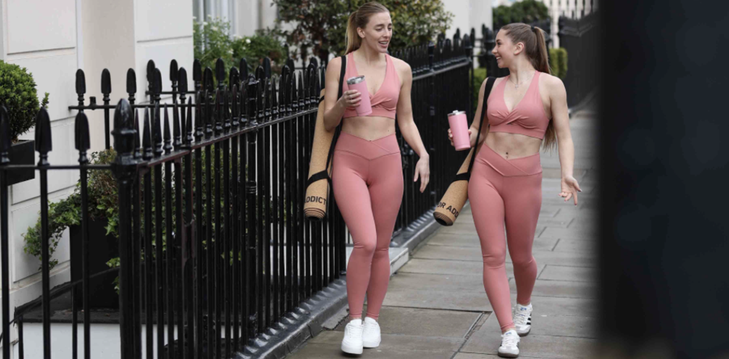 womens pink leggings