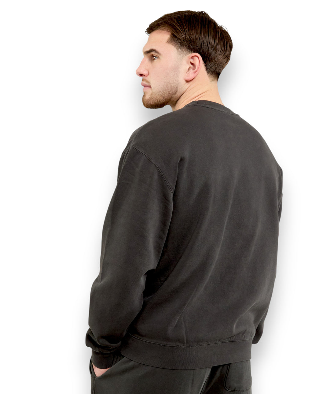 After Hours Men's Faded Midweight Cotton Fleece Crewneck Sweatshirt