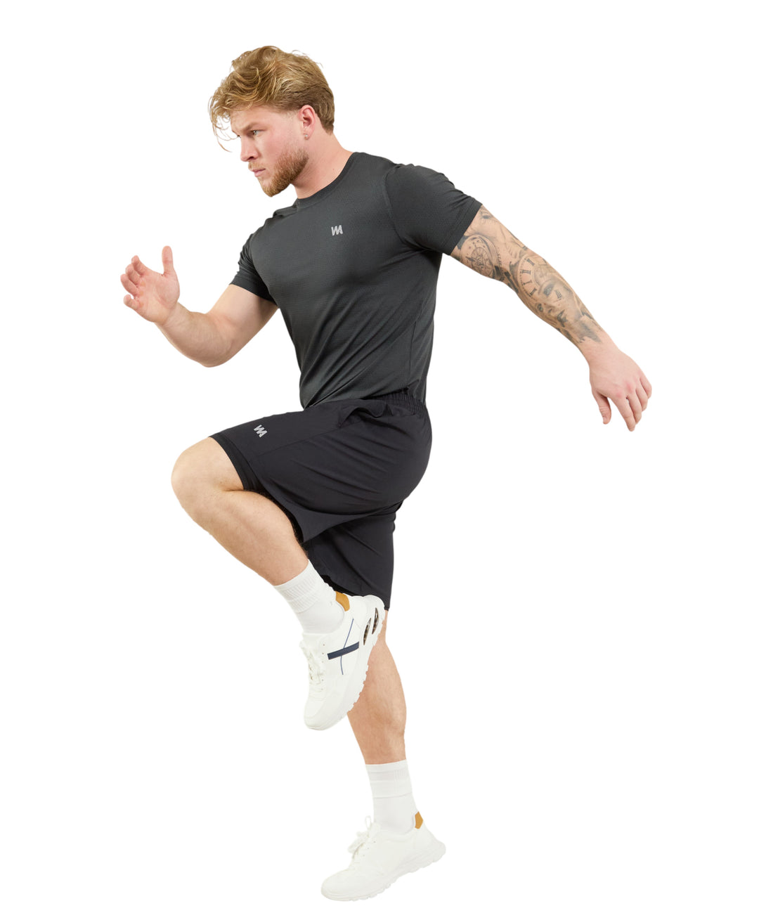 AG Men's Dual-Layer Performance Training Shorts