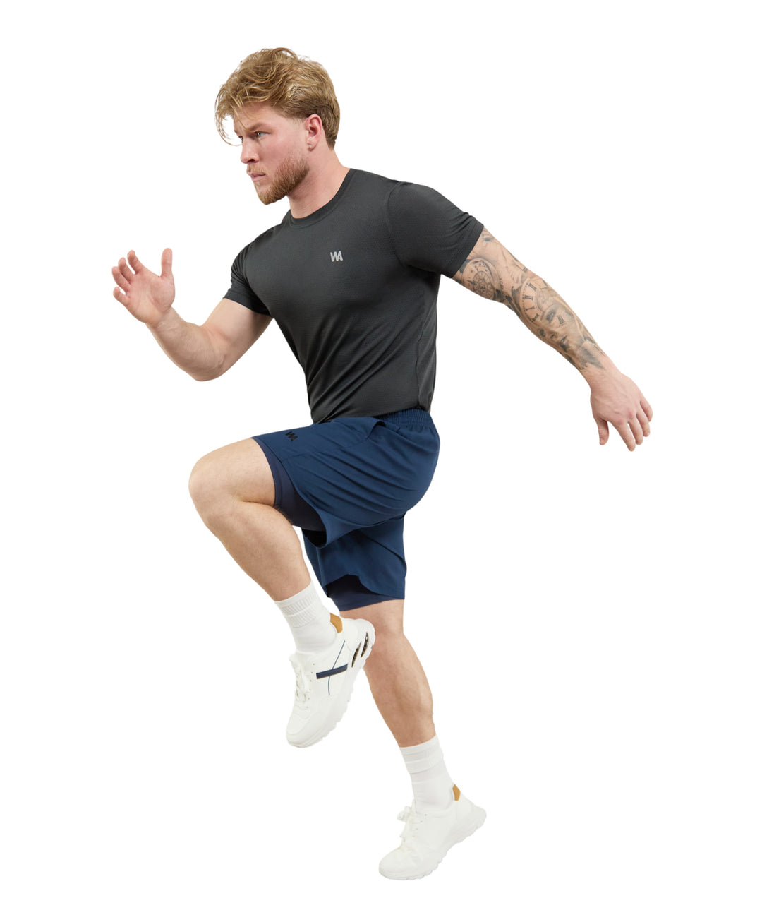 AG Men's Dual-Layer Performance Training Shorts