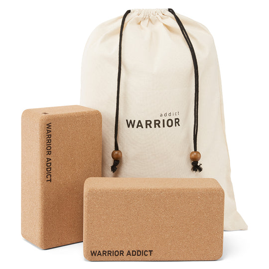 The Warrior Cork Yoga Blocks Set of 2