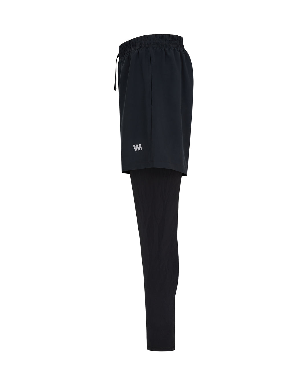 warror addicts men's AG training pants with long base layer in black 