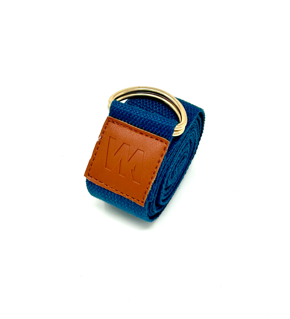 Eco Warrior Yoga Belt Blue