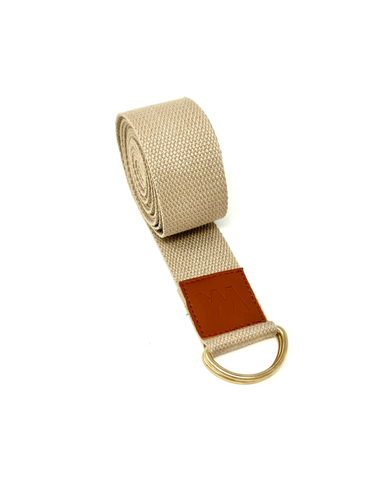 Eco Warrior Yoga Belt Sand