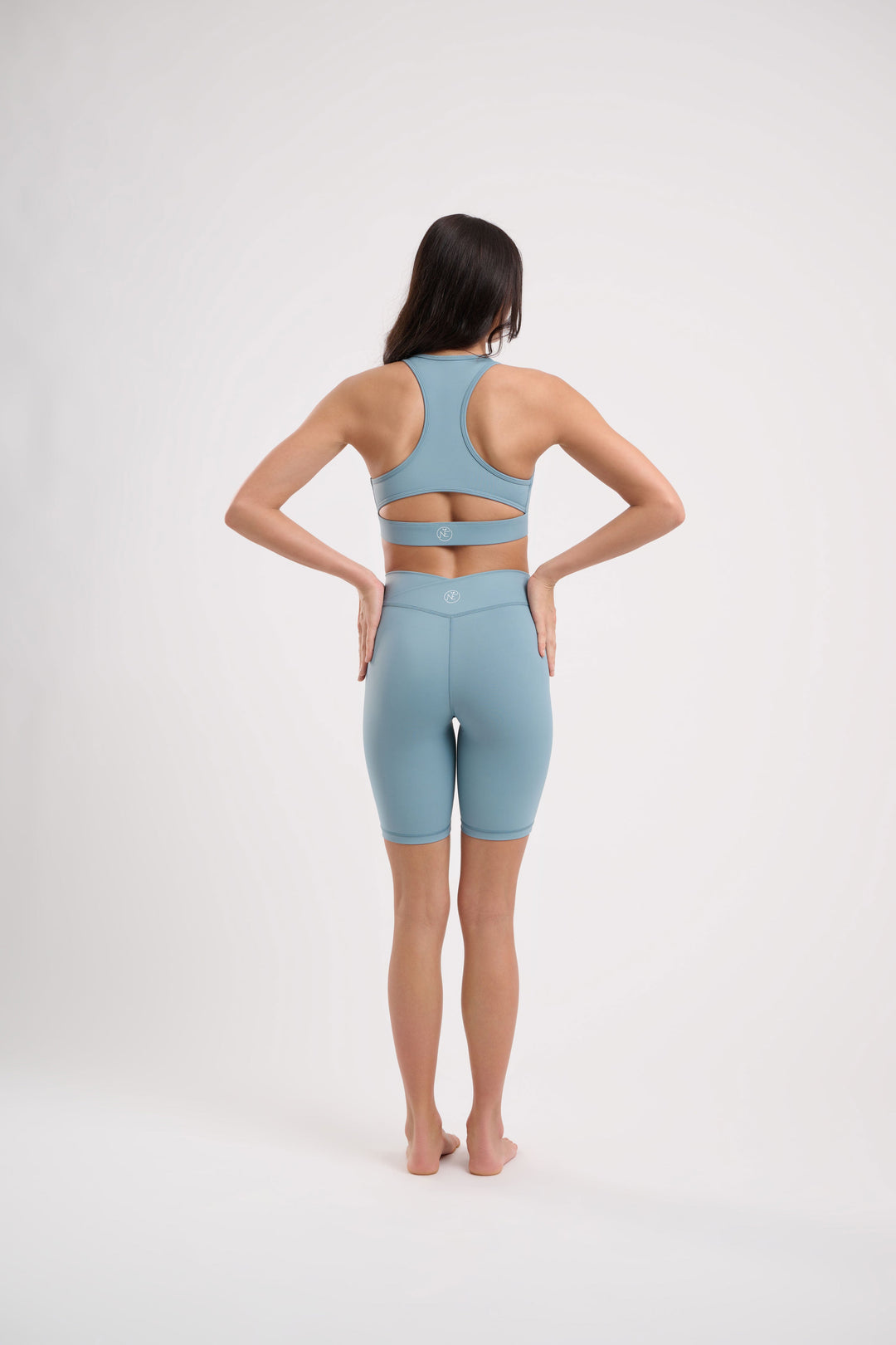 Iris Wrap Shorts Sky Blue