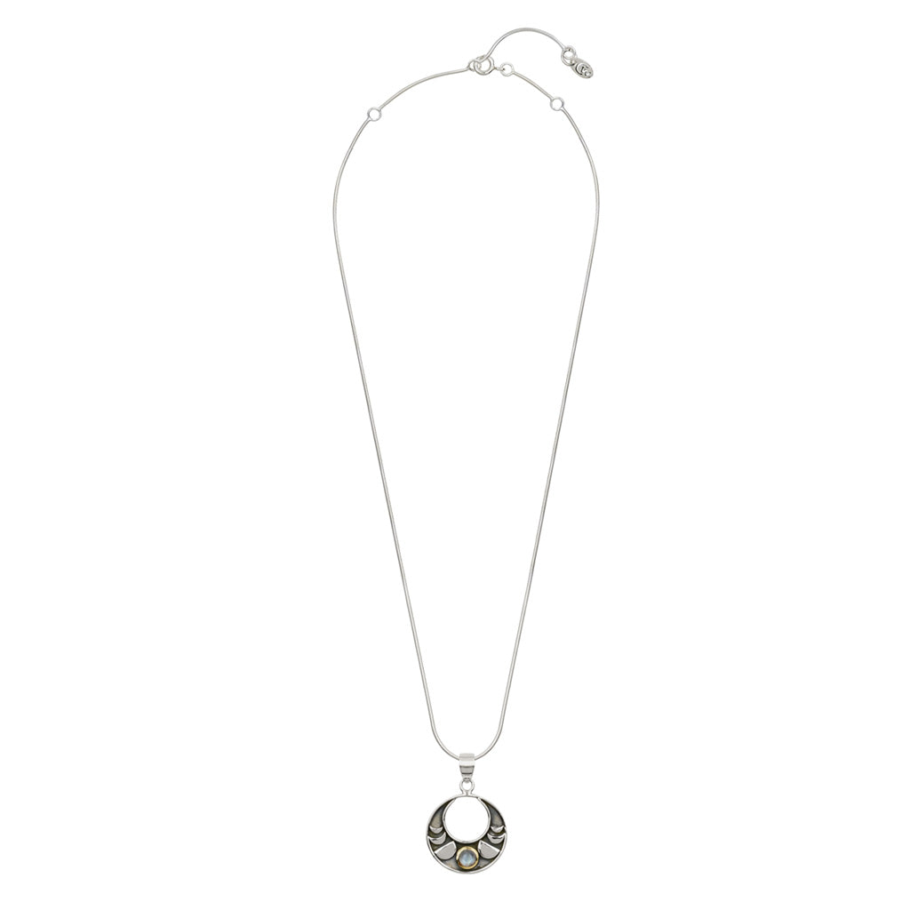 Moon Phase Men&#39;s Necklace