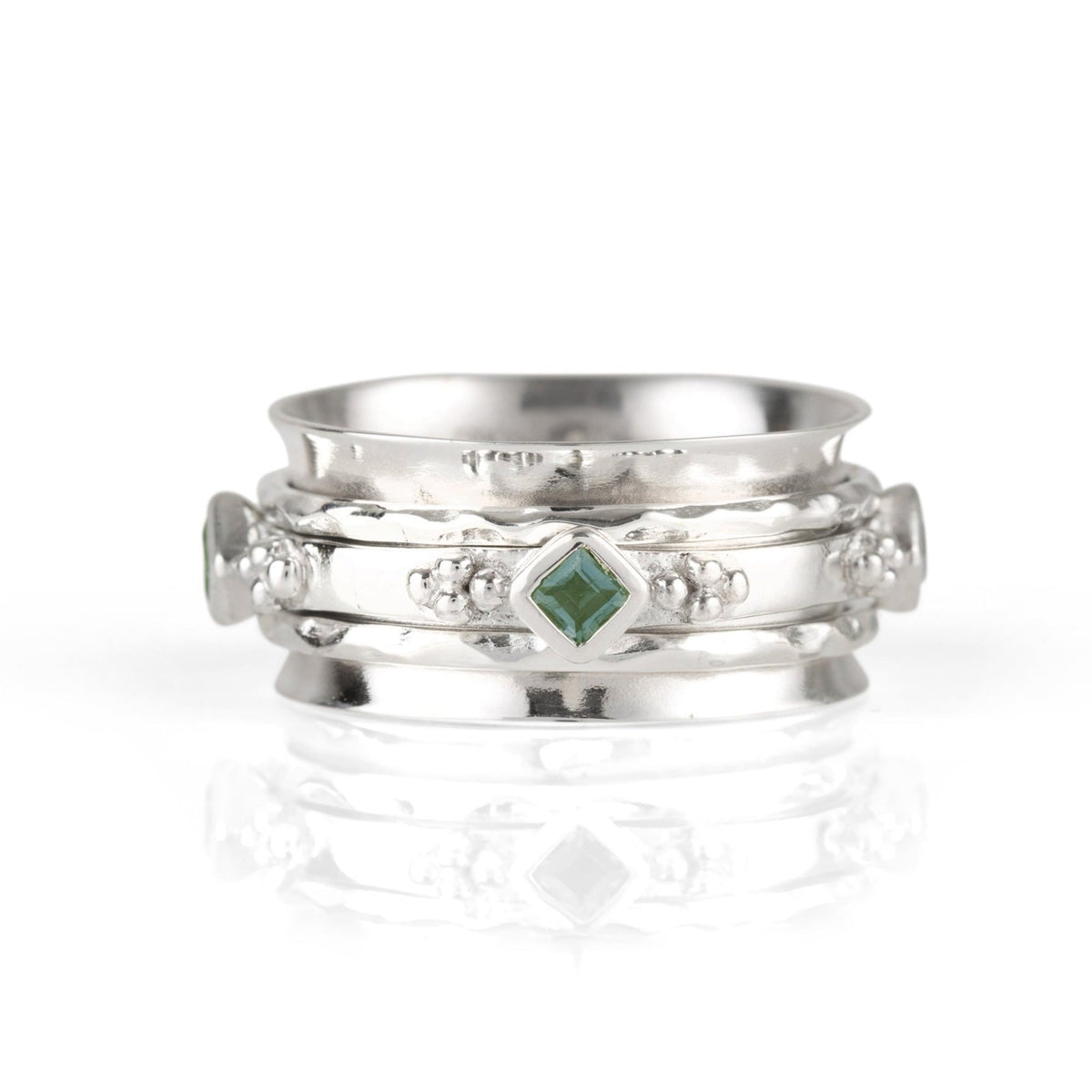 Divinity Princess Spinning Ring - Emerald