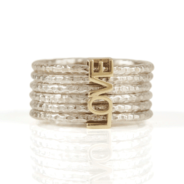 Love In A Spin Stacking Ring