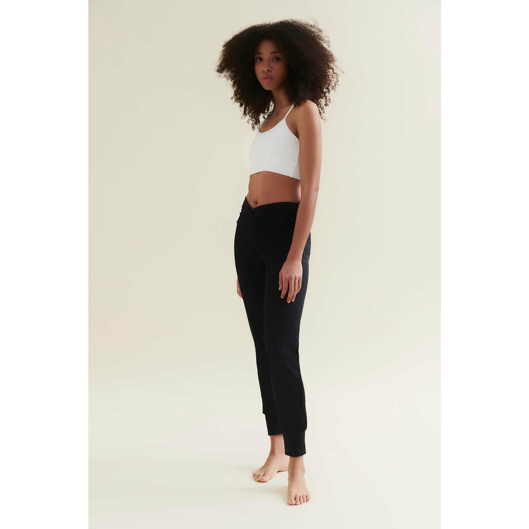 womens black yoga pants by wellicious