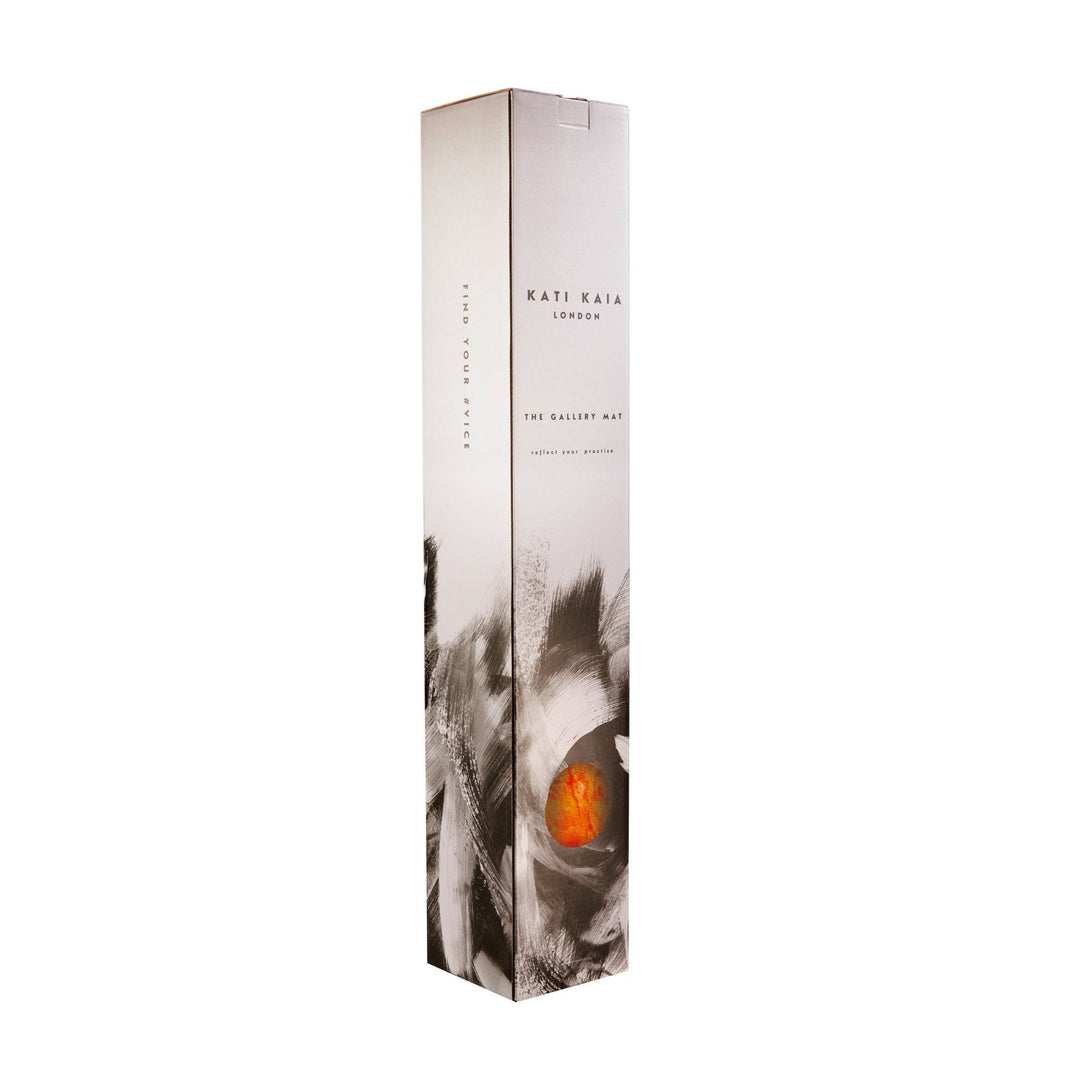 kati kaia luxury yoga mat in its box 