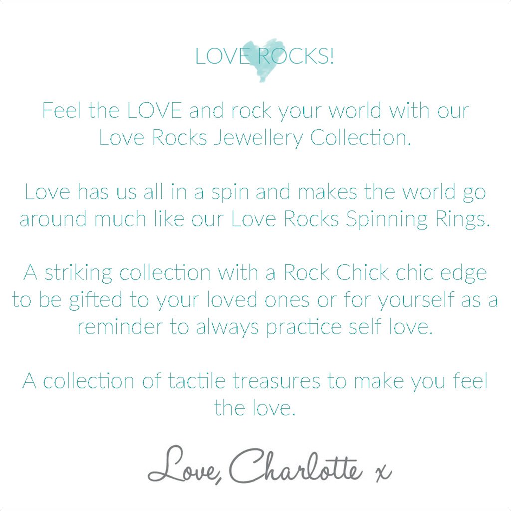 Love Rocks Pendant - Gold