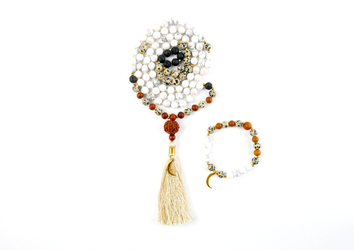 Luna Mala Necklace and Bracelet Set